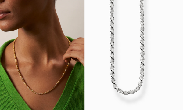 Cord chain necklace