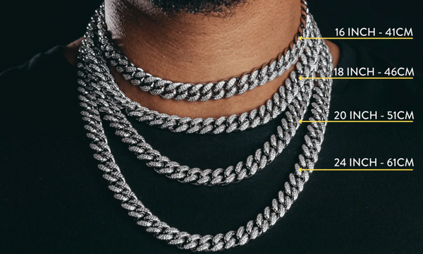 Cuban Link Chain Size Guide