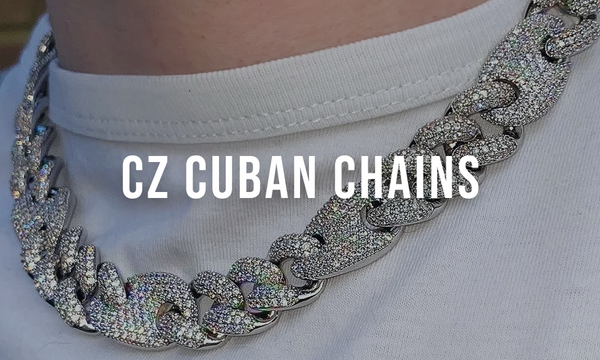 Cubic Zirconia Cuban Chains