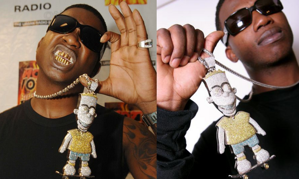 Gucci Mane Bart Simpson Chain