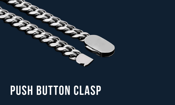 Push button clasp