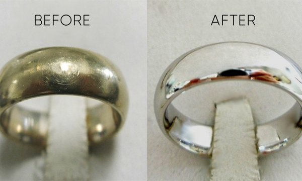 Rhodium plating before and after