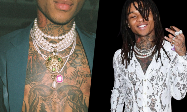 Swae Lee Wearing Pearls