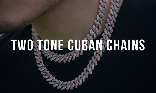 two tone cuban link chains
