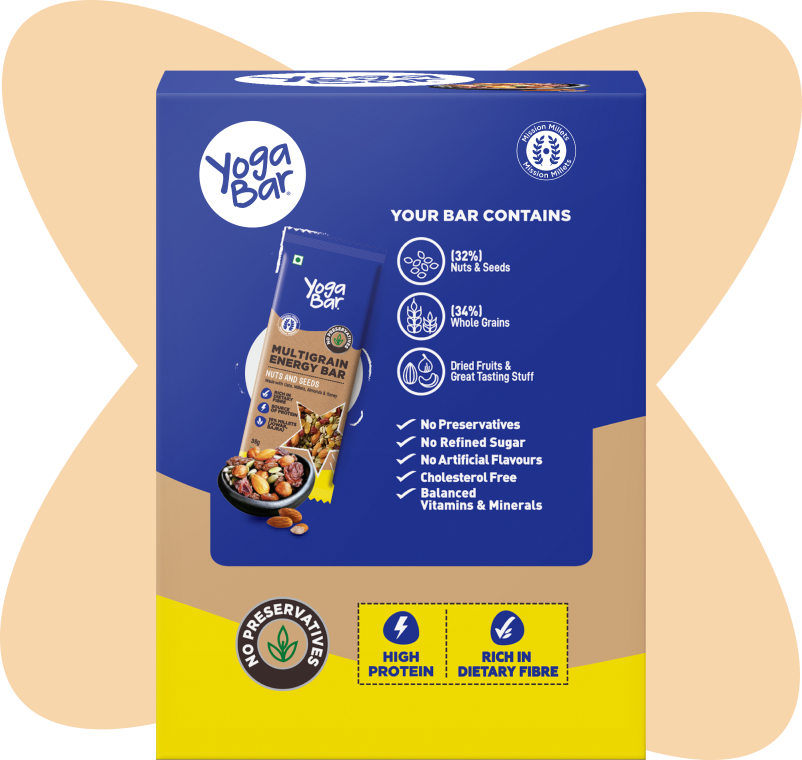 Yogabar Energy Bars Chocolate Chunk