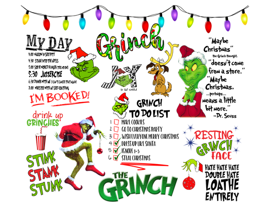 Grinch Pink Drip Tumbler – RaeSymoneCreates