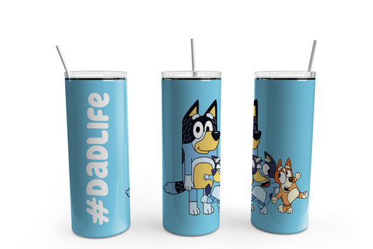 Bluey Dad Tumbler, Dad Bluey Cup, Bluey Tumbler 