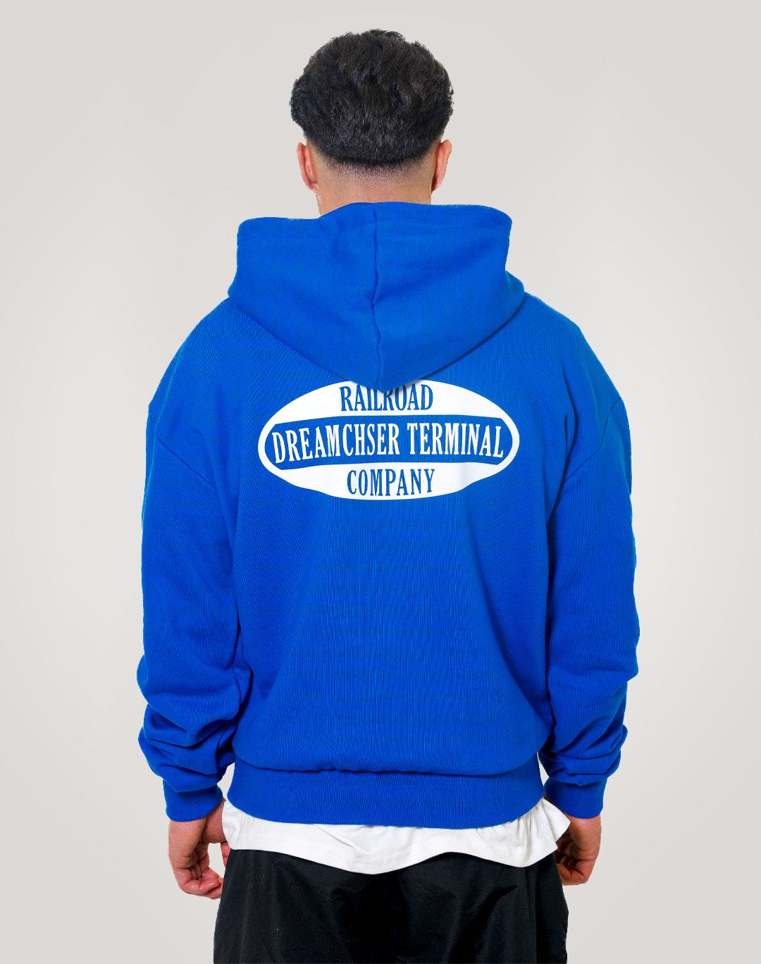 'COMPANY' HOODIE COBALT BLUE