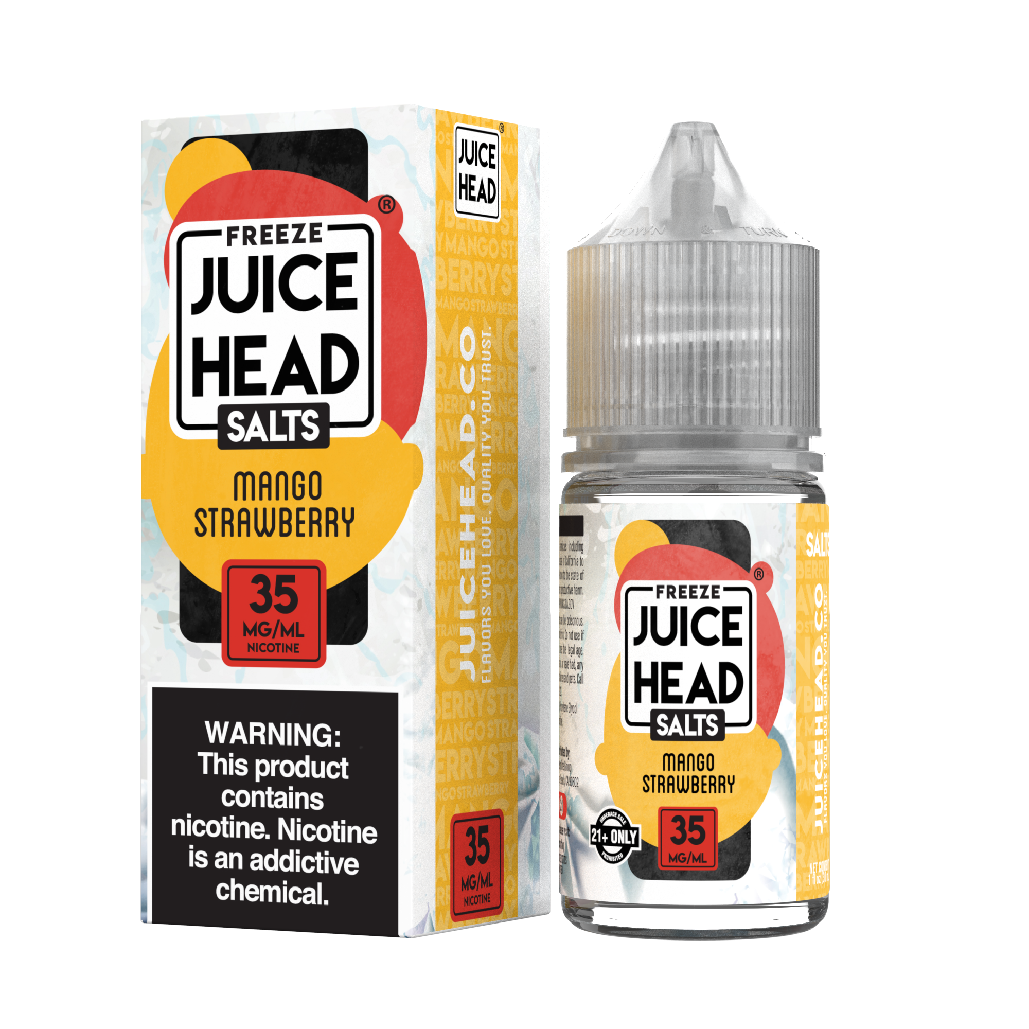 JUICE HEAD ZTN FREEZE SALTS - Mango Strawberry