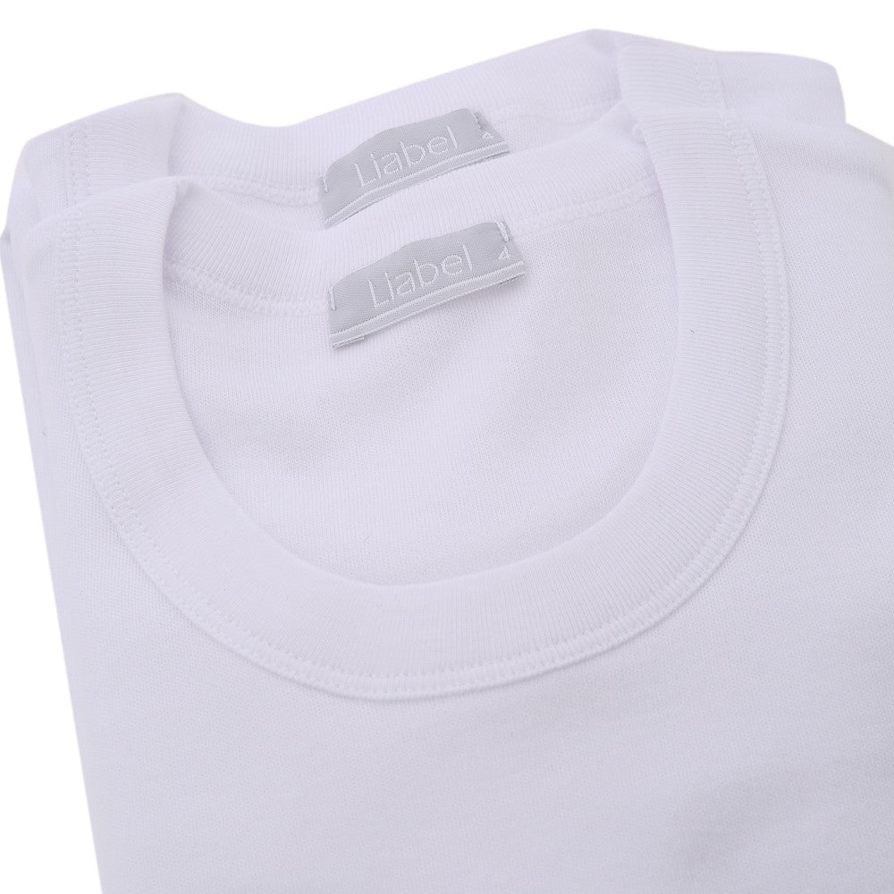 T-Shirt girocollo manica corta uomo, esterno 65% lana-interno 100% cot –  Liabel