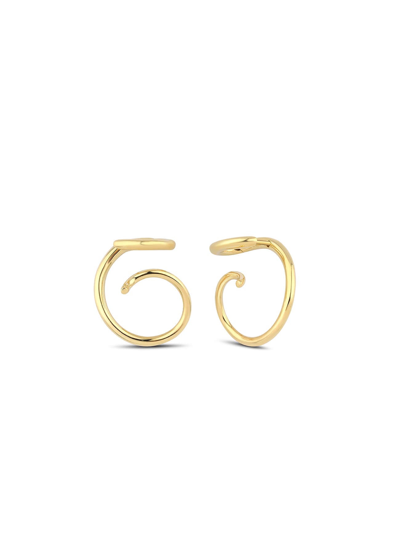 Coil Earrings 18K Gold – Kloto