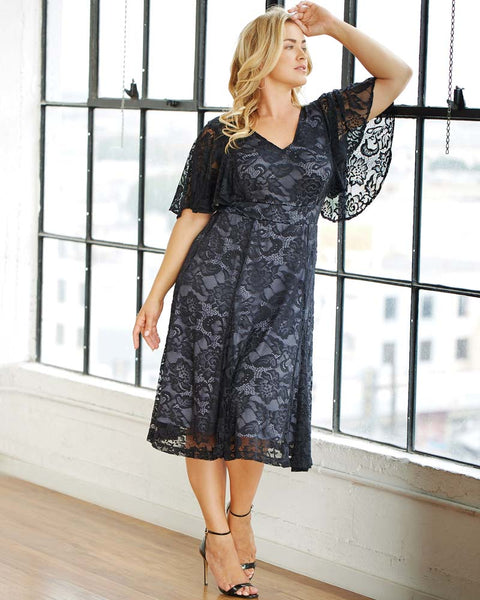 Plus Size Lace Dresses - Special Occasion Dresses - Kiyonna Clothing
