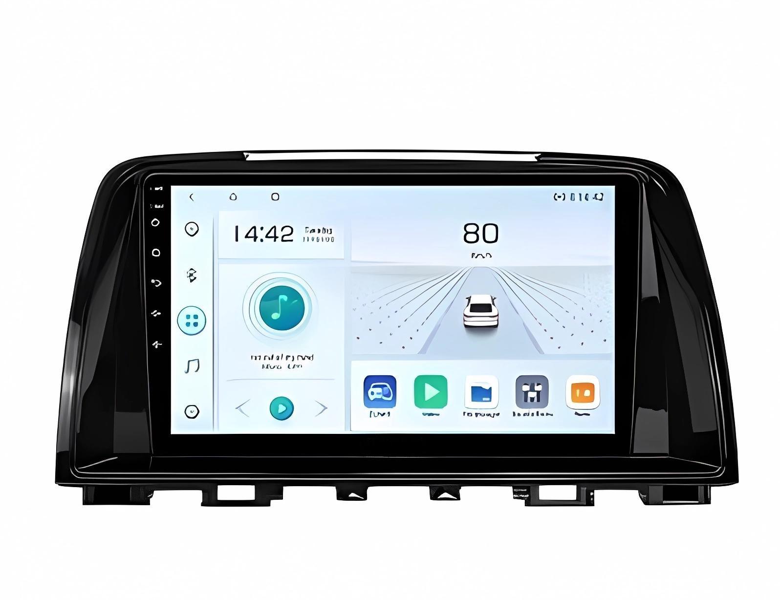 Omnitek Car Radio For Mazda 6 GJ Atenza Touring Sport GT Wireless Carplay Android Auto Stereo Multimedia Player WiFi 4G 2 Din