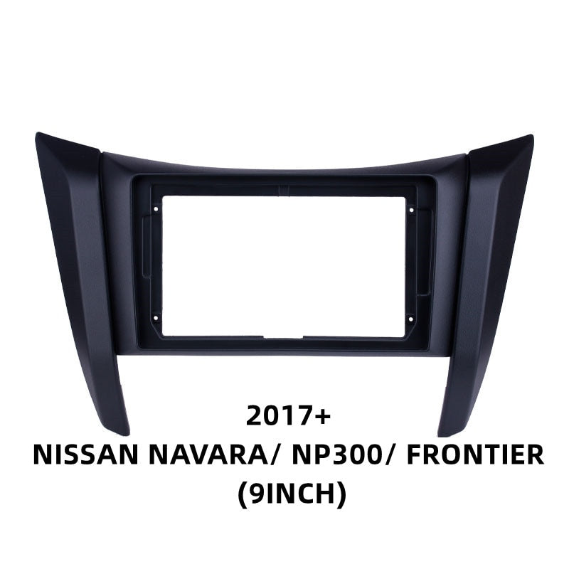 9 Inch Car Radio Installation Double Din DVD GPS Mp5 Plastic Fascia Panel Frame For 2017+ NISSAN NAVARA/ NP300/ FRONTIER