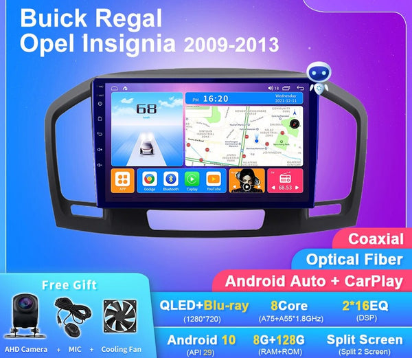 OMNITEK Android 11 for Buick Regal Opel Insignia 2009 2010 2011 2012 2