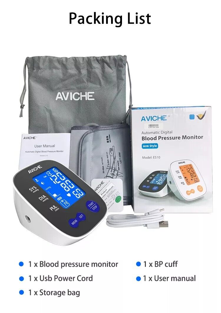 aviche blood pressure monitor