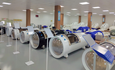 Room of Hyperbaric Oxygen Therapy Units