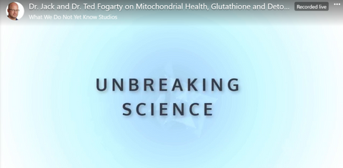 Logo of 'Unbreaking Science', a focus on Mitochondrial Health