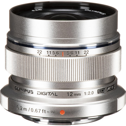 Olympus M.Zuiko ED12mm F2.0 (Silver)– Canada Electronics INC