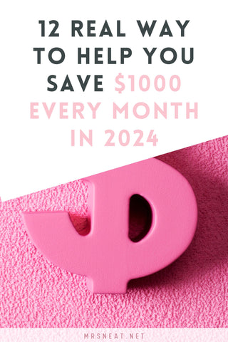 12 Real Way to Help You Save $1000 Every Month in 2024