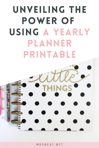 Unveiling the Power of Using a Yearly Planner Printable with Step by Step Guide