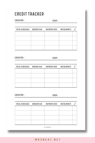 Accelerate Your Journey to Debt Freedom with a Credit Card Tracker Printable: A Step-by-Step Guide