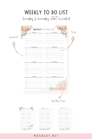 Unleash Your Full Potential with Daily and Weekly To-Do List Printable