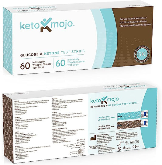 KETO-MOJO GK Bluetooth Glucose & Ketone Testing Kit India