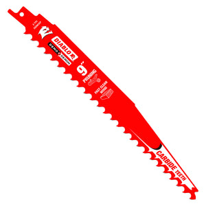 Diablo 9" Demo Demon Carbide Tipped Reciprocating Saw Blades for Pruning and Clean Wood - 3/Pack - Power Bolt And Tool - Diablo Reciprocating Saw Blades