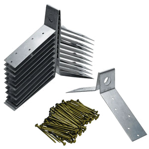 Werner Knock Down Roof Anchor - 12/Pack - Power Bolt And Tool - Knock Down Knife