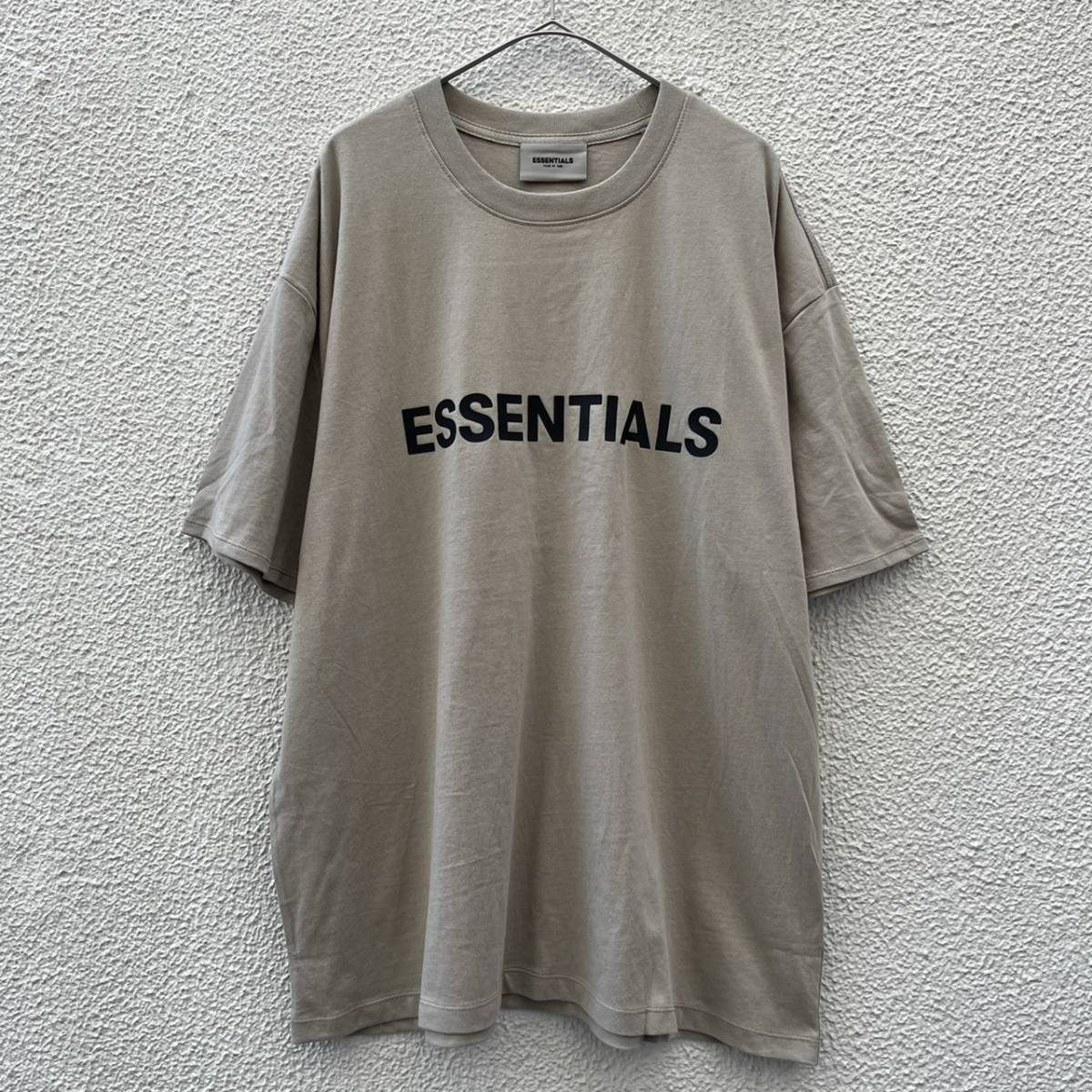 ESSENTIALS Tan T-Shirt Sサイズ Fear Of God