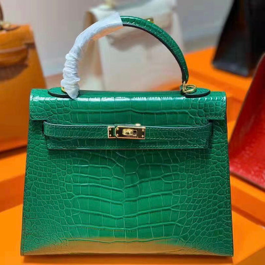 Hermes Kelly Mini Crocodile 21 Cm Bag