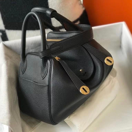 Hermès Ostrich Lindy mini bag $14,100 Nata Boreale ostrich