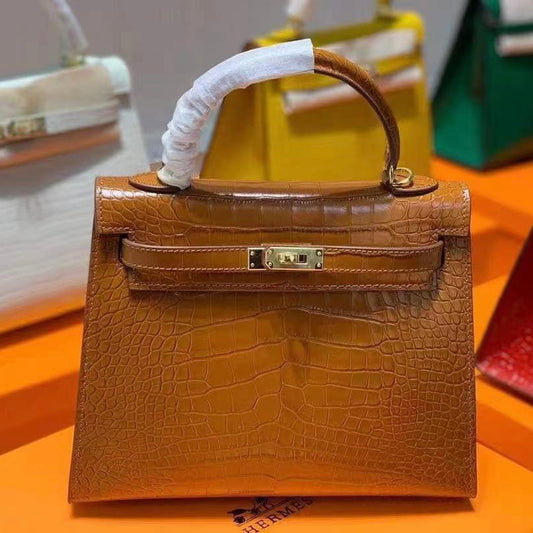 Hermes Kelly Mini Crocodile 21 Cm Bag – Devoshka