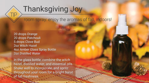Thanksgiving Essential Oils