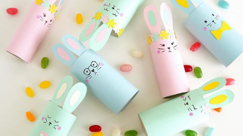 Toilet Roll Easter Bunnies