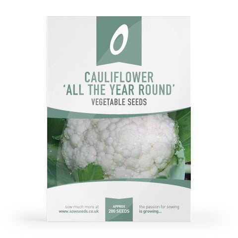 Cauliflower All The Year Round Seeds 