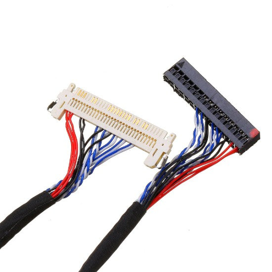 FPC 51pin To DuPont 30pin LVDS Converter Cable For Full HD LCD/LED Display  - Left Side