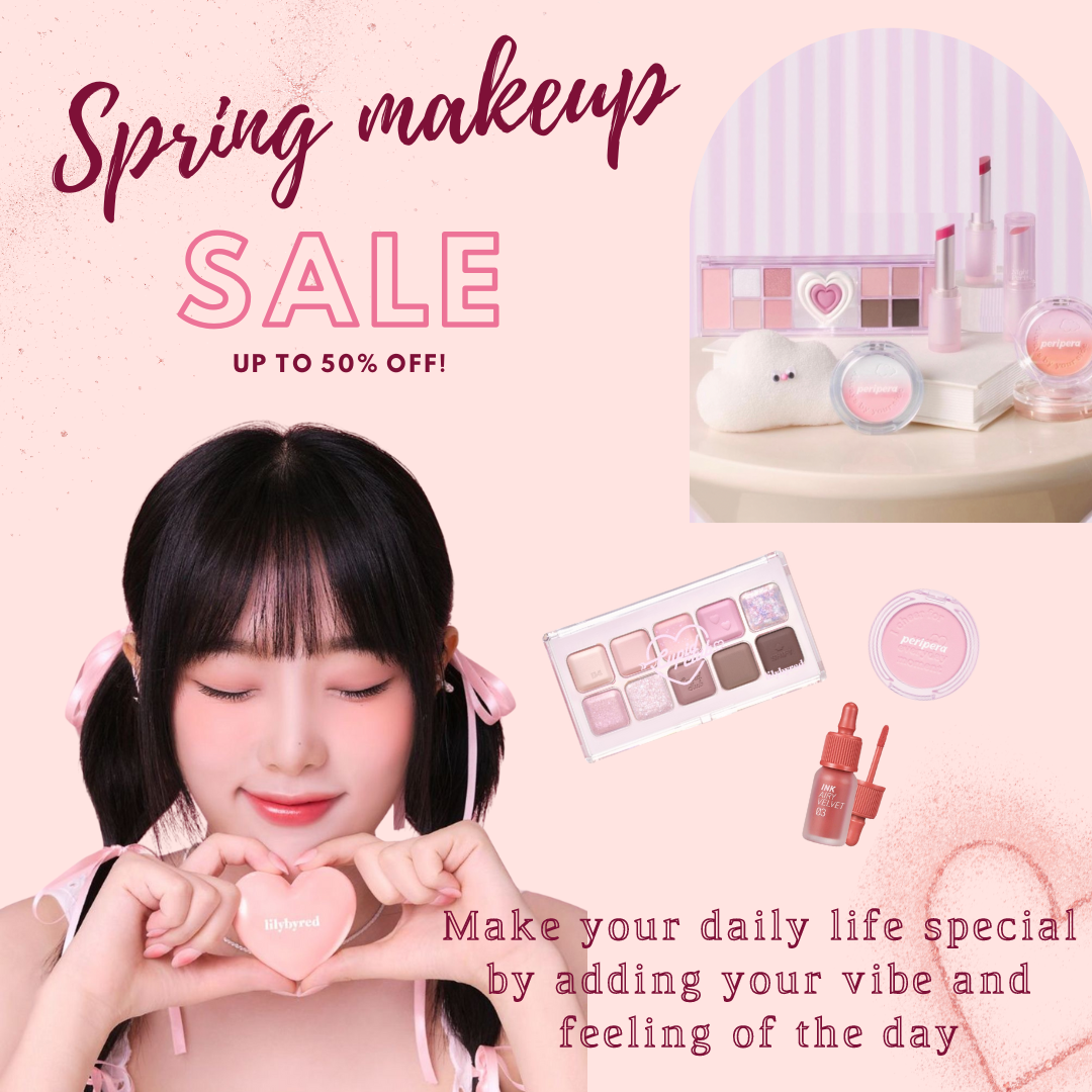 Korean beauty cosmetics and makeup 