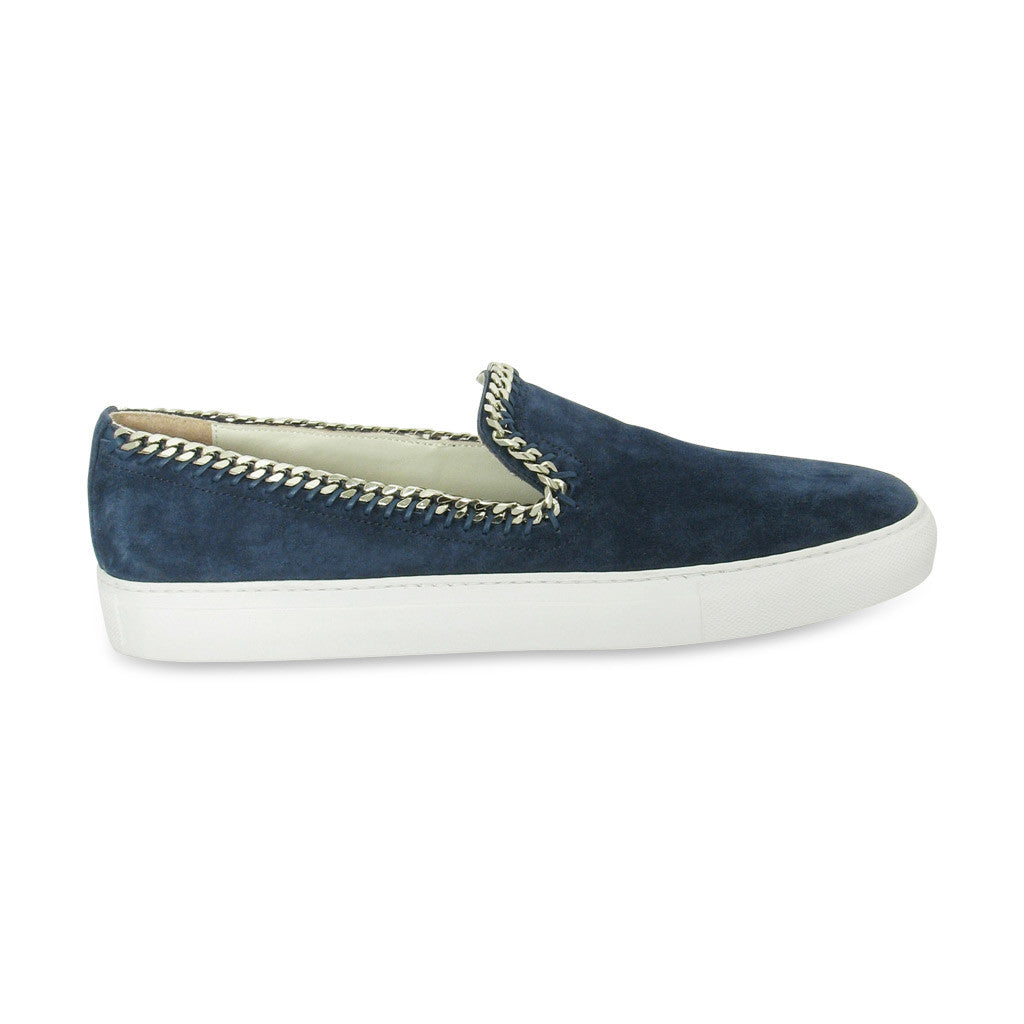 Louis Leeman Chain Trim Slip On Shoes 