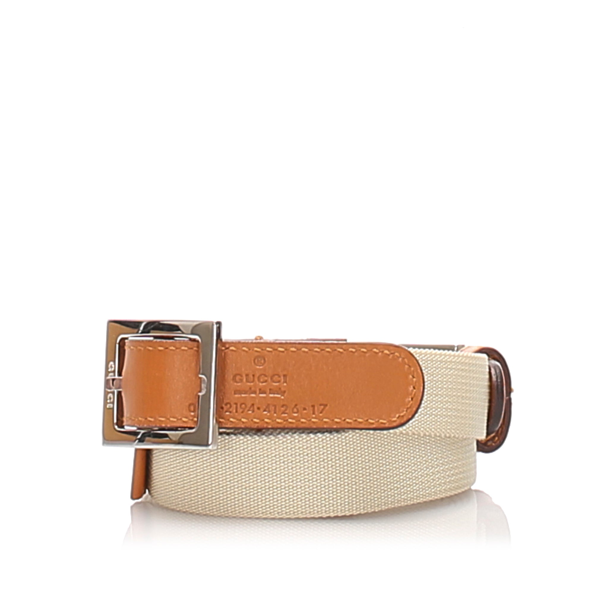 gucci canvas strap