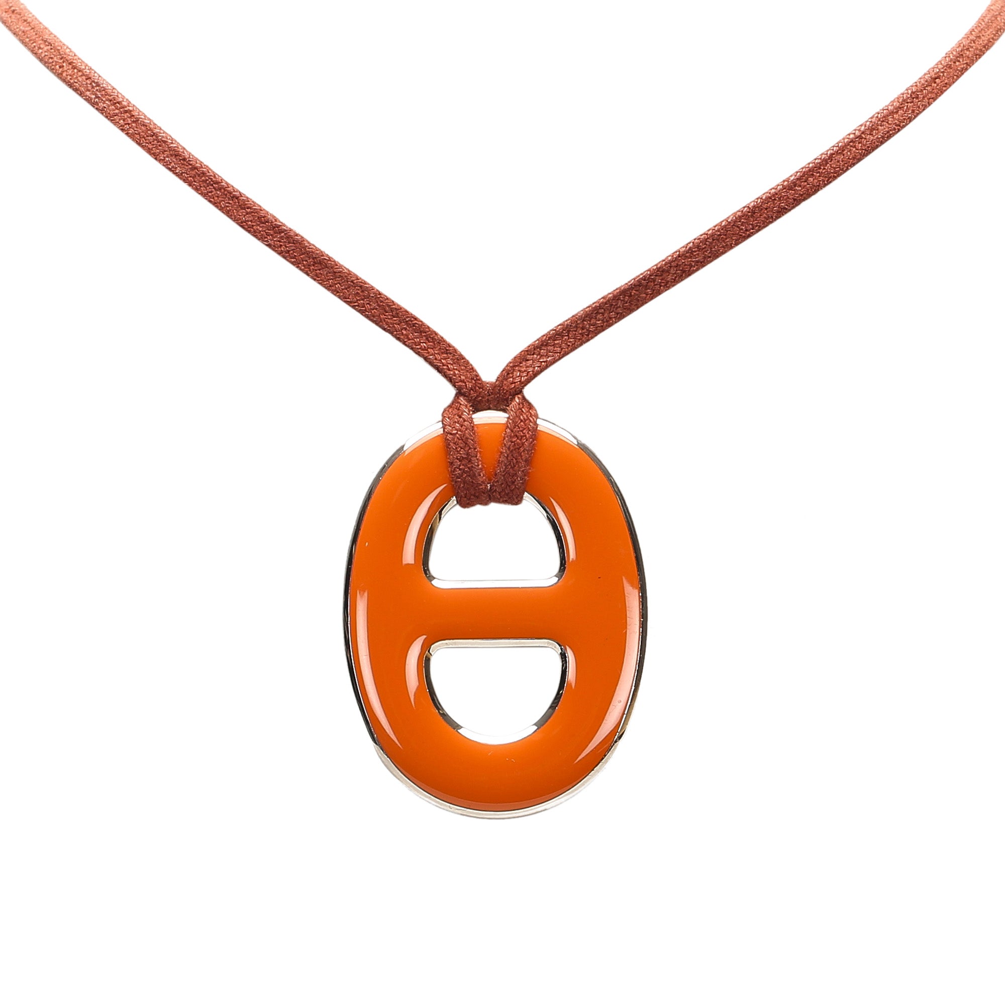 hermes plastic necklace