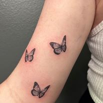 Tiny butterflies