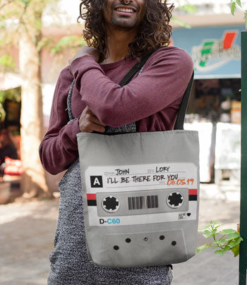 Personalize your Cassette Tote Bag