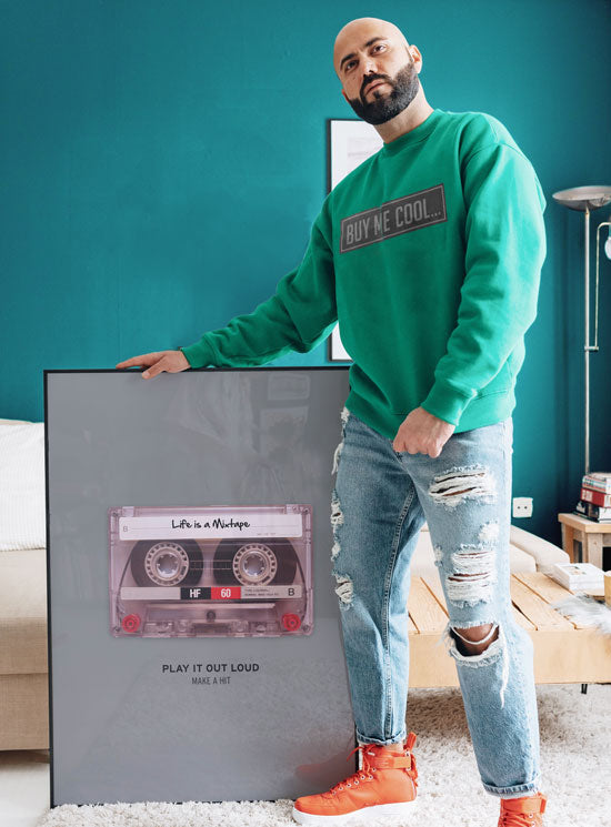 personalize your own mixtape poster