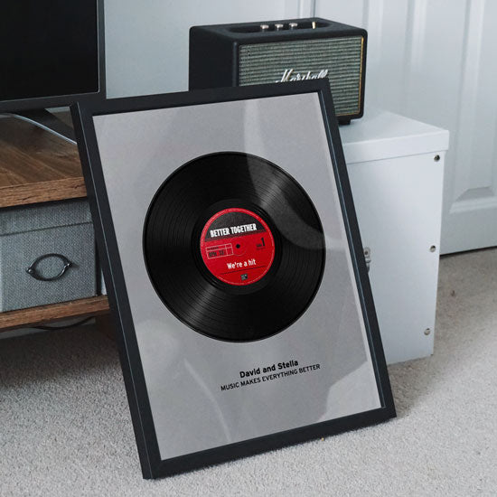 Personalized Record Vinyl Poster