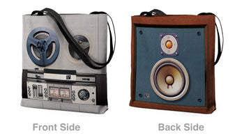 Vintage Reel To Reel Unisex Tote Bag