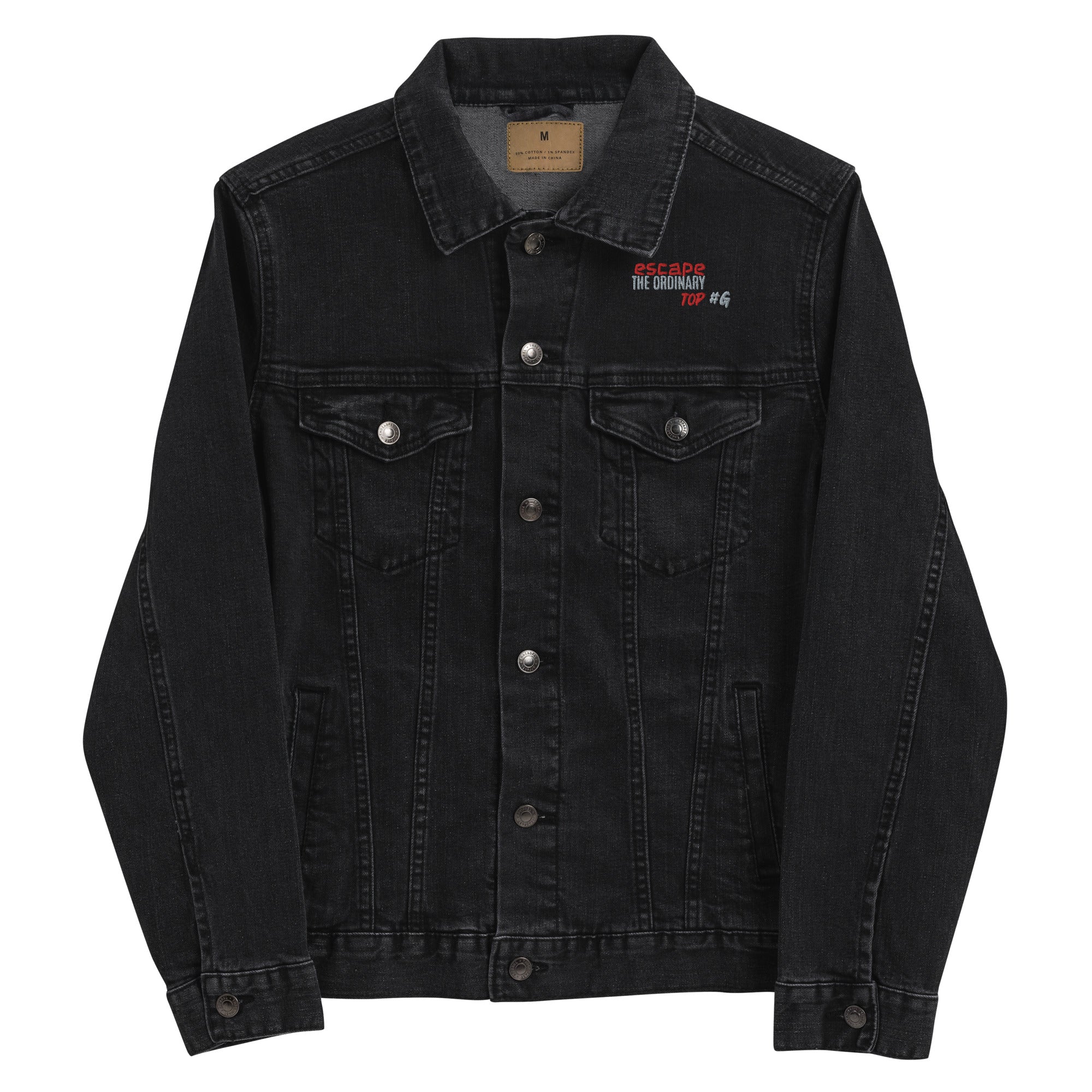 Denim Jacket #TOPG Embroidered Iconic Limited Edition – TOPGHUSTLERS