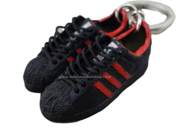 adidas superstar black red