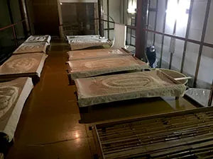 Les lits de fermentation de la maison Shiokawa